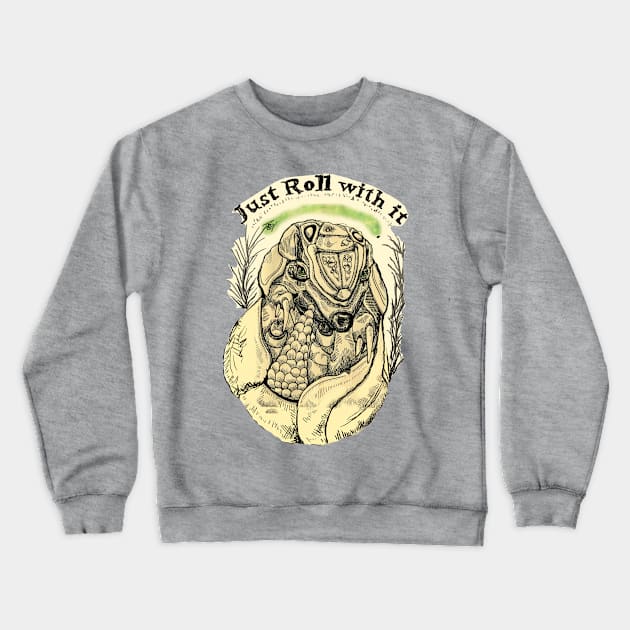 Armadillo Roll Crewneck Sweatshirt by DStathers